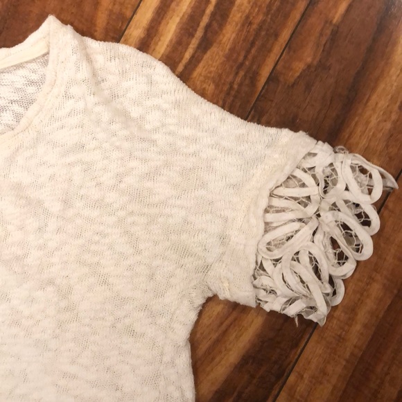 Anthropologie Sweaters - Lace and net Anthropologie top. 🎀